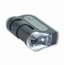 Мікроскоп дитячий світловий шкільний кишеньковий Carson MicroBrite Plus 60-120x Сірий + 12 шт розвиваючий ігровий біологічний набір для дослідів