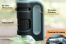 Мікроскоп дитячий світловий шкільний кишеньковий Carson MicroBrite Plus 60-120x Сірий + 12 шт розвиваючий ігровий біологічний набір для дослідів