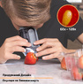 Мікроскоп дитячий світловий шкільний кишеньковий Carson MicroBrite Plus 60-120x Сірий + 12 шт розвиваючий ігровий біологічний набір для дослідів