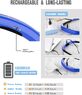 Ліхтар на шию кращий за налобний  для читання книги Glocusent Upgrade Blue LED підствіткам USB type C