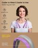 Лед лампа на шию для читання книги вʼязання уроків та блекаута Glocusent Upgrade Purple