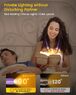 Лед лампа на шию для читання книги вʼязання уроків та блекаута Glocusent Upgrade Purple