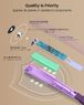 Лед лампа на шию для читання книги вʼязання уроків та блекаута Glocusent Upgrade Purple