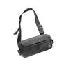 Сумка бананка через плече крос-боді Tomtoc Explorer-T21 Sling Bag S Black 4L (чорна, жіноча, чоловіча)